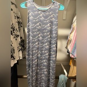 Uniqlo Blue Waves Dress